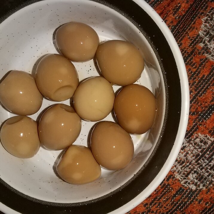 おつまみにぴったり!ウズラのにんにく醤油あじたま